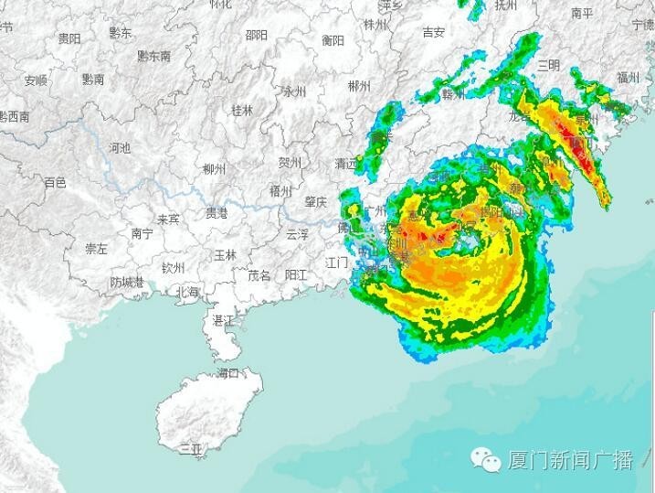 快讯！强台风“海马”登陆汕尾海丰县鲘门镇！过去1小时，厦门有6站降水大于50毫米！