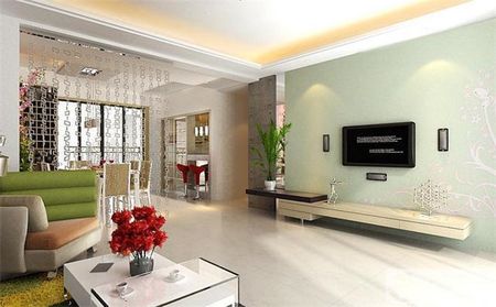 惊艳的客厅背景墙,小户型客厅装修图电视背景墙