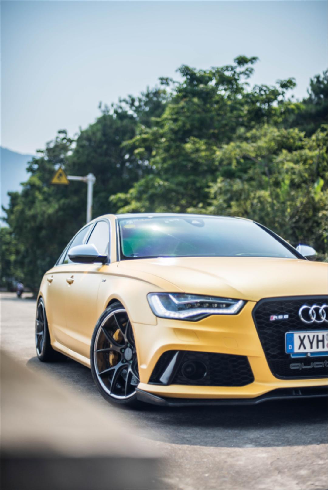 花50万改装,奥迪a6l和rs6的区别