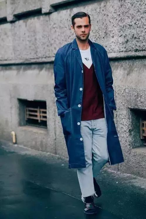 男装痞帅街拍西装杀,街拍成熟男装搭配图