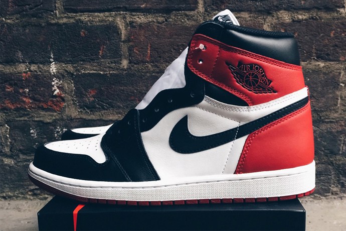 aj1红勾黑脚趾细节,aj1黑粉脚趾正品细节