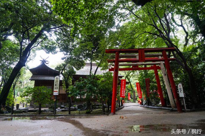 福冈神社在左购物在右,福冈的神社有哪几个