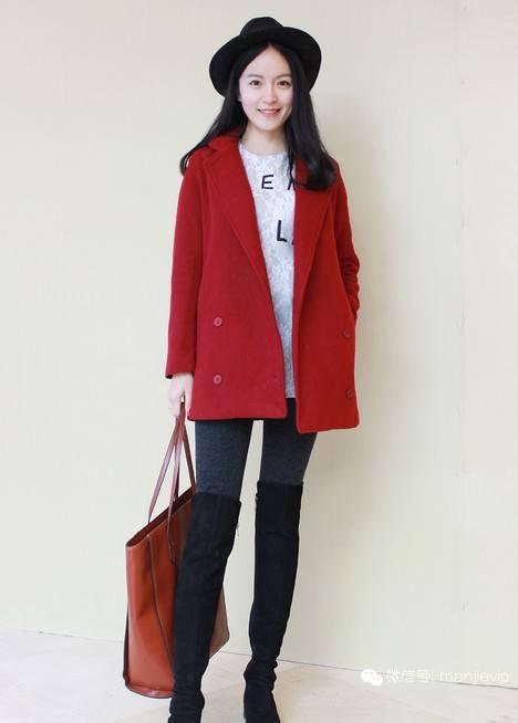 呢子大衣穿搭韩系 (韩国中长款大衣怎么搭配)