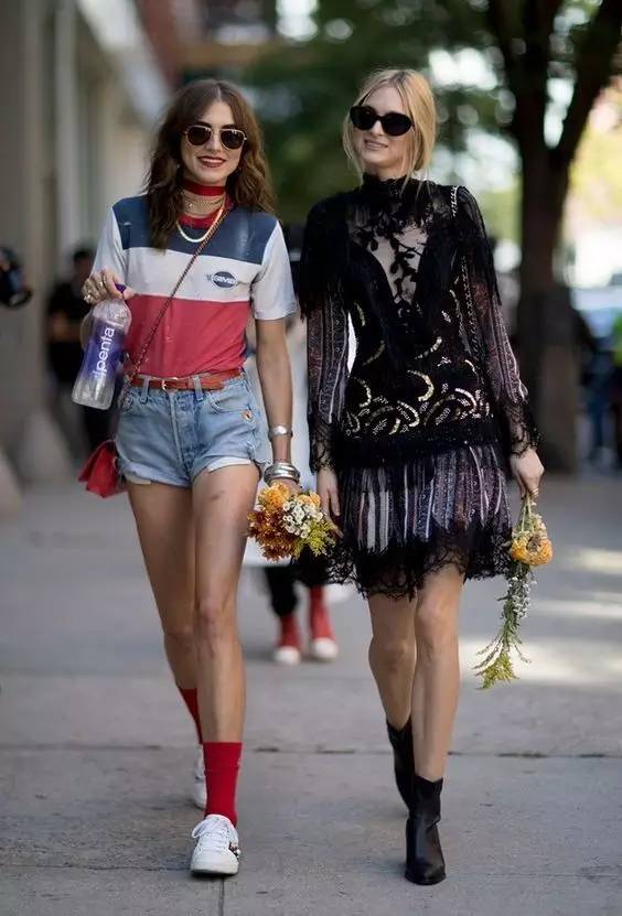 冬天穿的超厚袜子好搭配,冬天时尚袜子穿搭