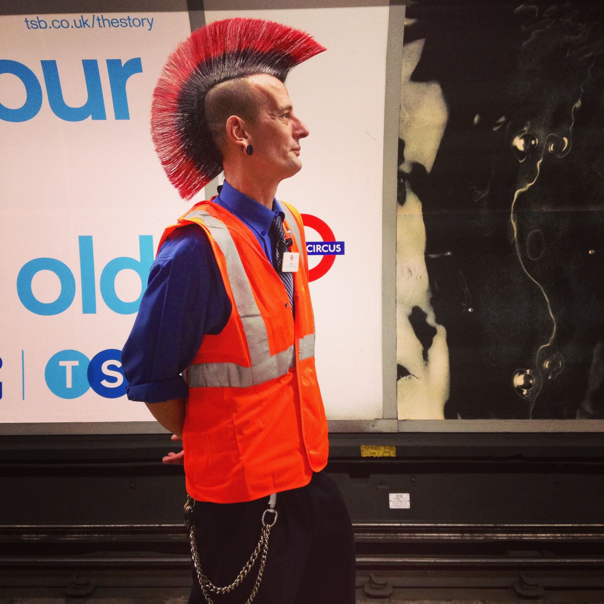 纯正的莫西干,莫西干头假头发