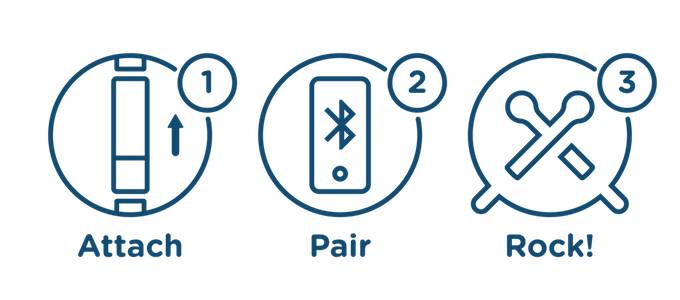 这个可随身携带的电子鼓槌，让你随时随地打架子鼓