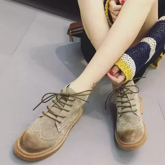 气质短靴英伦风马丁靴女,气质英伦侧双线洋气女短靴