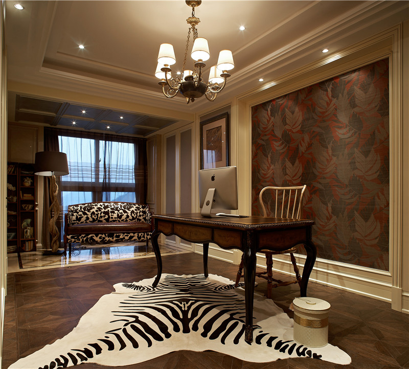 405平新中式轻奢别墅装修效果图,140平方别墅中式楼梯装修效果图