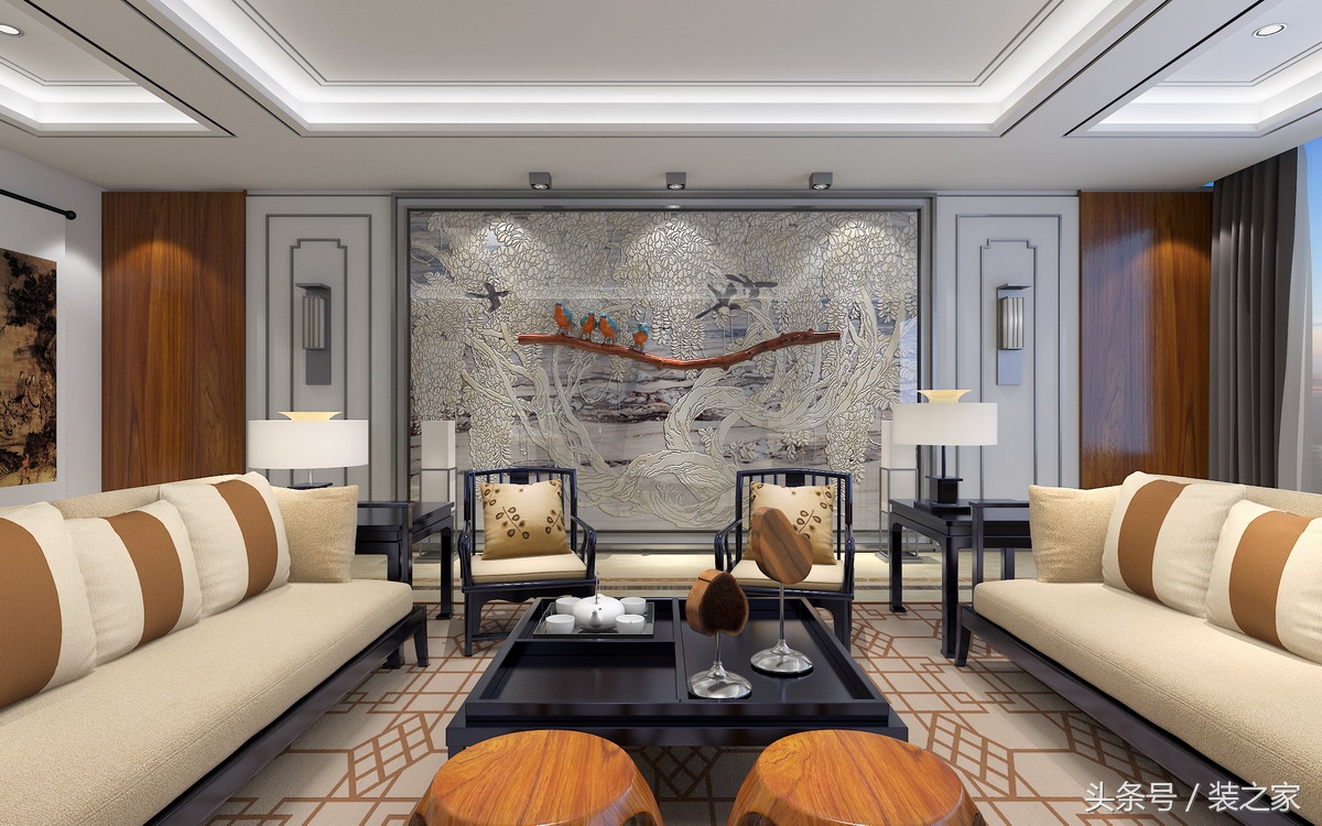 博弈彩雕艺术背景墙,佛山彩雕艺术背景墙