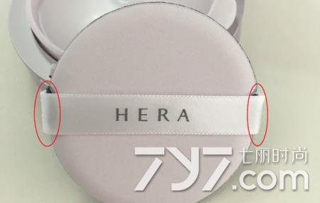 紫色赫拉气垫真假辨别图,赫拉气垫怎么区分真假
