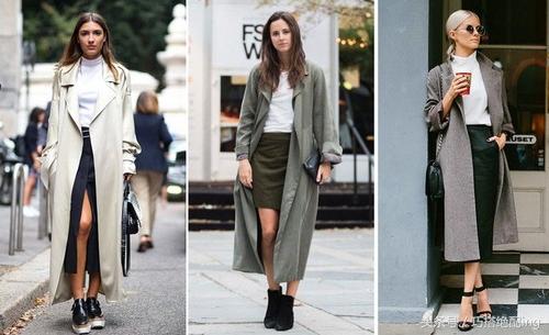 女士冬季穿搭显高显瘦,长外套这样穿显高显瘦