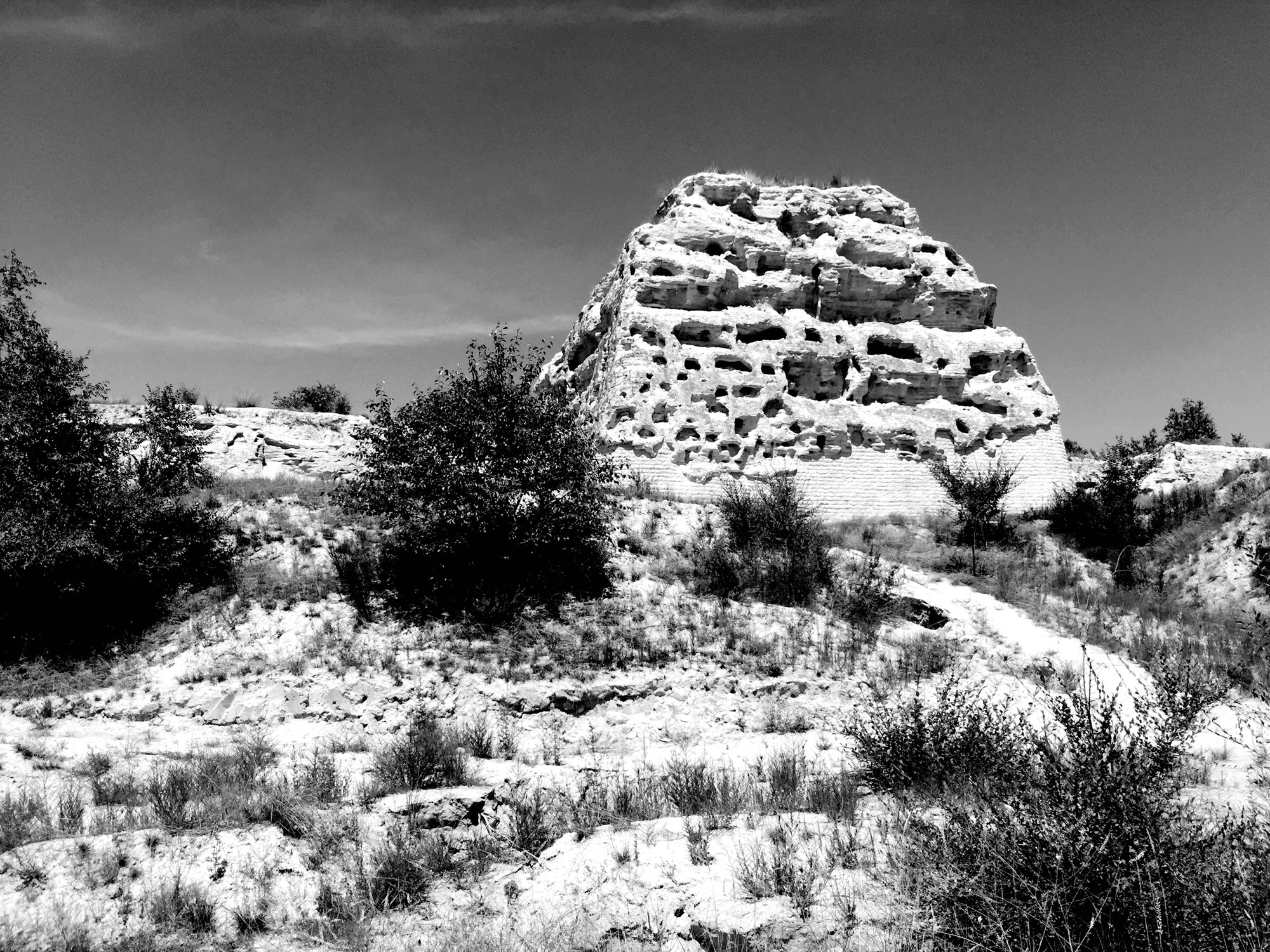 历史丨匈奴最后的遗址：废都统万城