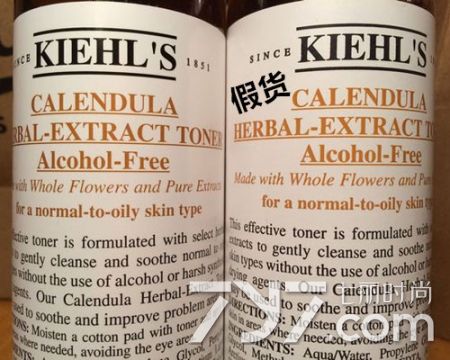 科颜氏金盏花水真假鉴别500ml,科颜氏金盏花水正品辨别