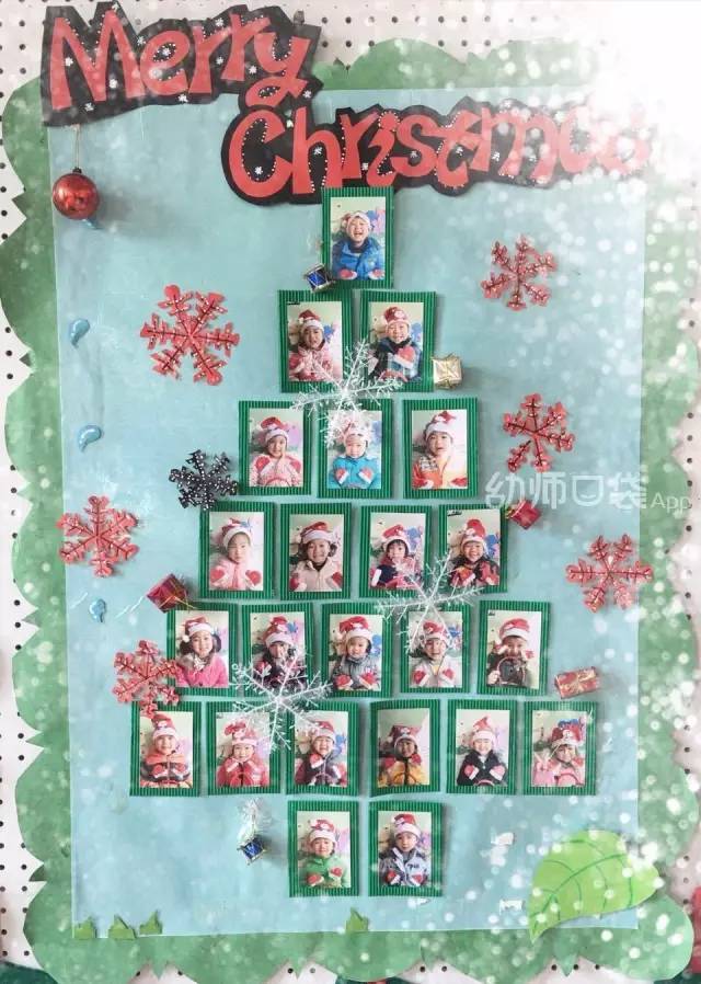 圣诞背景墙装饰效果图,17张照片墙设计图