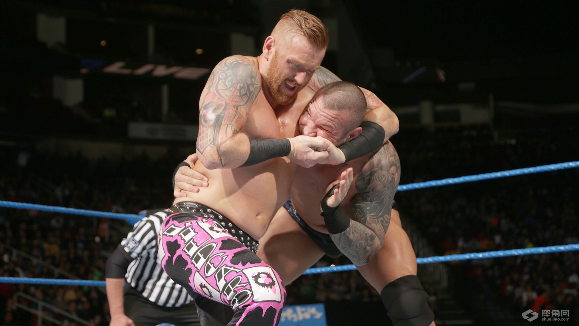 WWE驸马爷风云决战RVD！凯恩抛摔毕雪夫获全场欢呼！