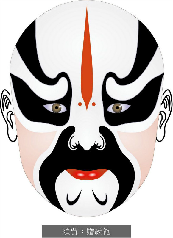 国粹脸谱重组画,国粹创意经典脸谱