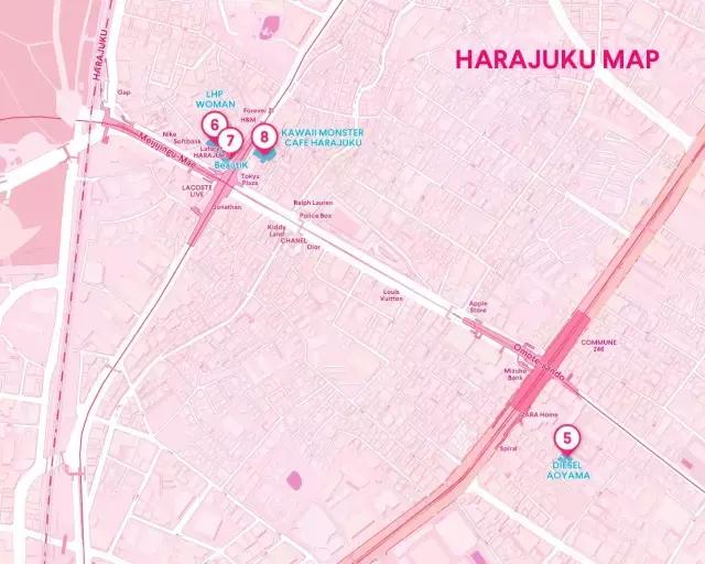 涩谷~原宿~表参道潮店巡礼|NYLONJAPAN推荐