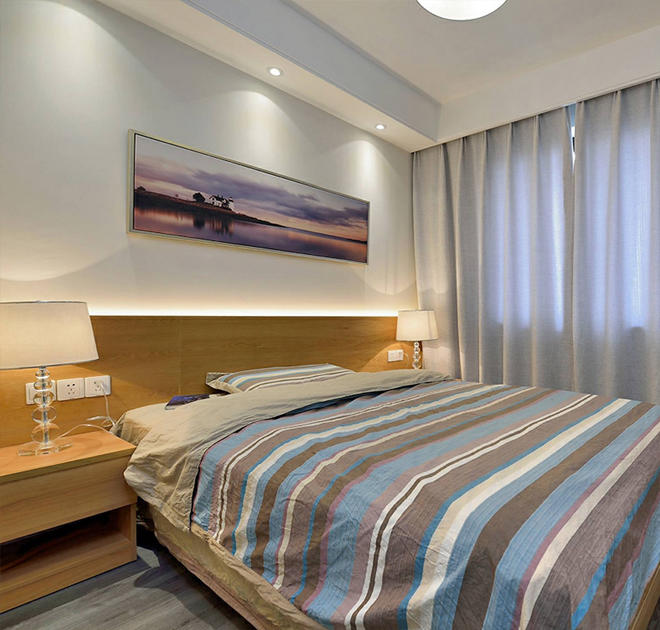 珍珠白的简约风格装修全屋效果图,装修风格大全2022简约风卧室