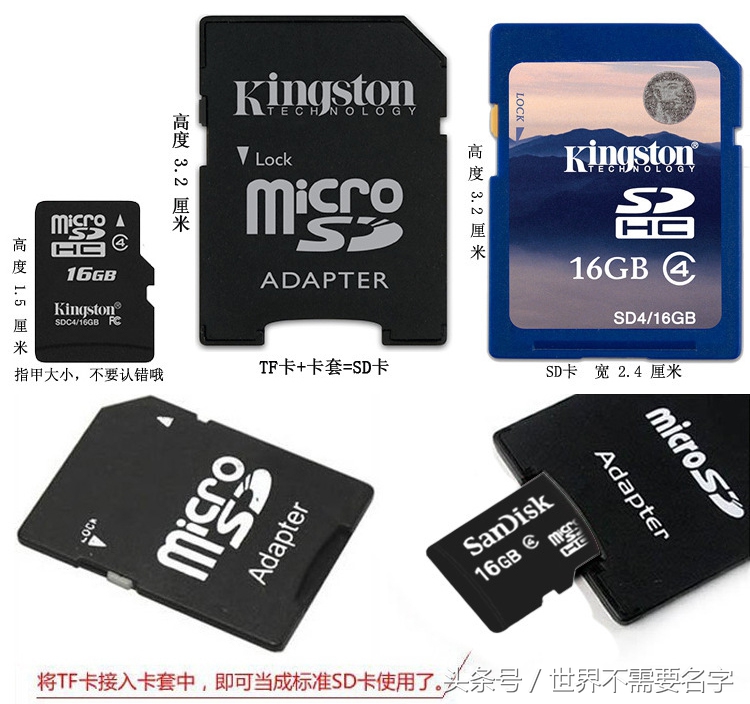tf卡和sd内存卡区别,内存卡sd卡和tf卡的区别