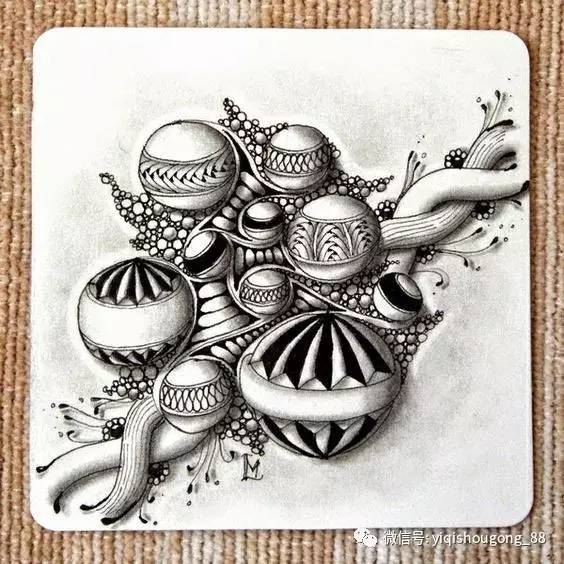 自己画圣诞卡片,圣诞节手工缠绕画