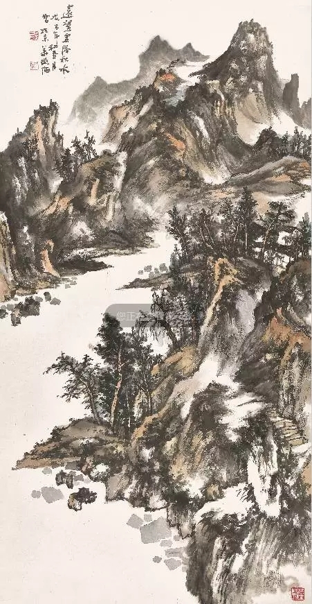 薛从伦山水画,薛从伦山水画欣赏