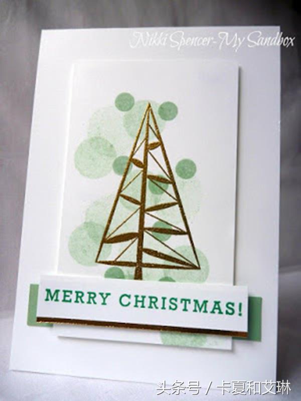 圣诞节简单手工做贺卡送给妈妈,圣诞贺卡手工制作简单易学