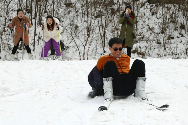 沣峪庄园滑雪,沣峪山庄滑雪