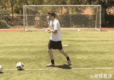 足球克里斯如何踢出弧线球,足球基本功弧线球
