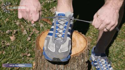 别不信!90%的业余球友都不会系鞋带