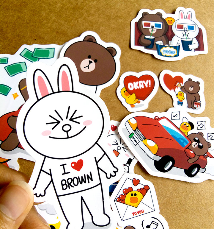 linefriends联动文具,linefriends文具开箱