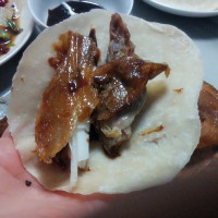 烤鸭饼和单饼,单饼烤鸭饼