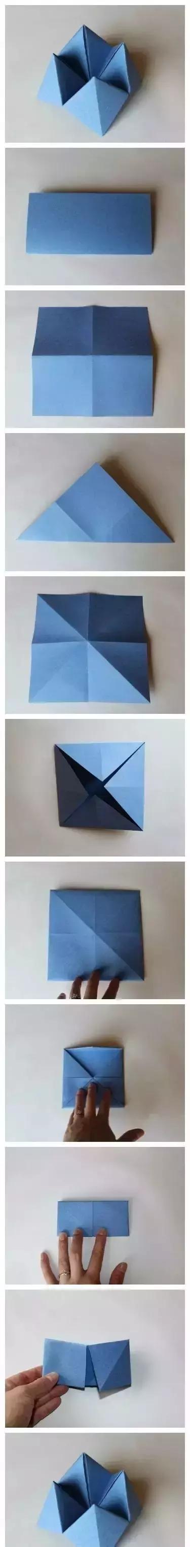 儿童折纸简单手工10000种,长正方形纸做手工折纸简单教程