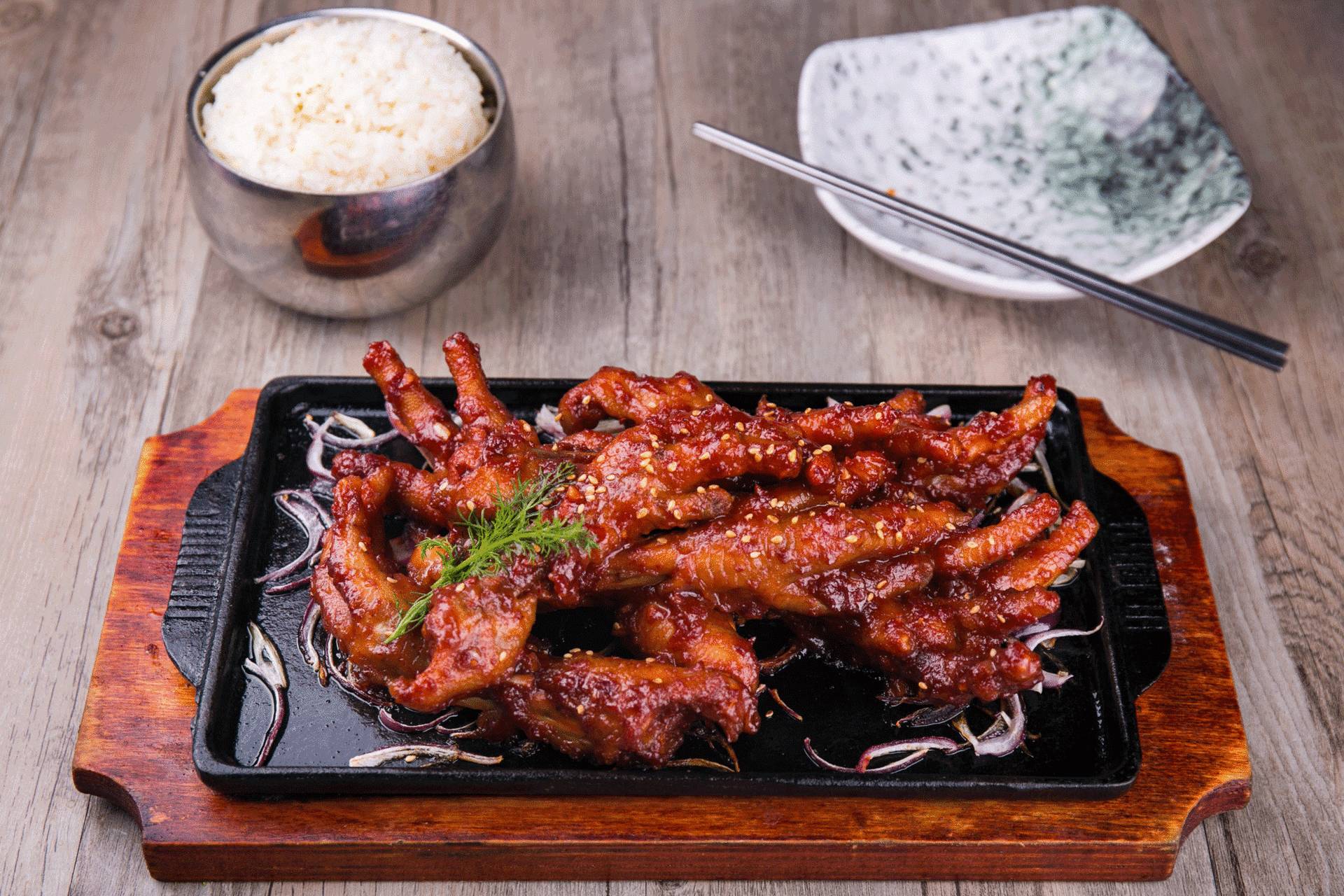 韩式春川烤鸡排 (韩式春川铁板鸡排)