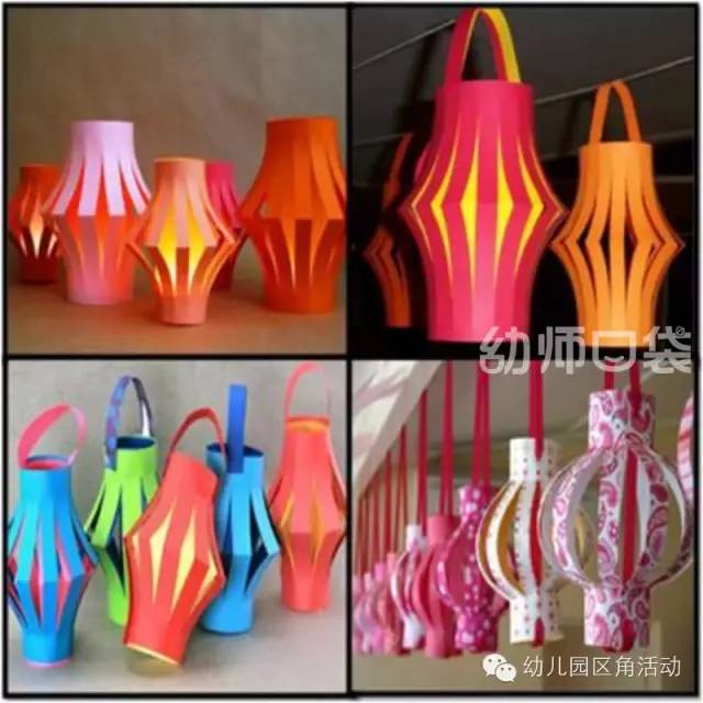 幼儿园新年灯笼布置场景,幼儿园环境布置创意挂饰