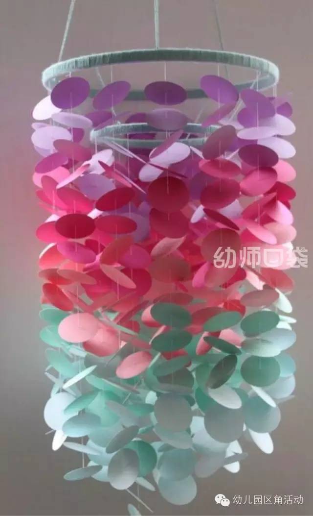 灯笼装饰幼儿园简单漂亮,幼儿园新年手工吊饰环创走廊灯笼