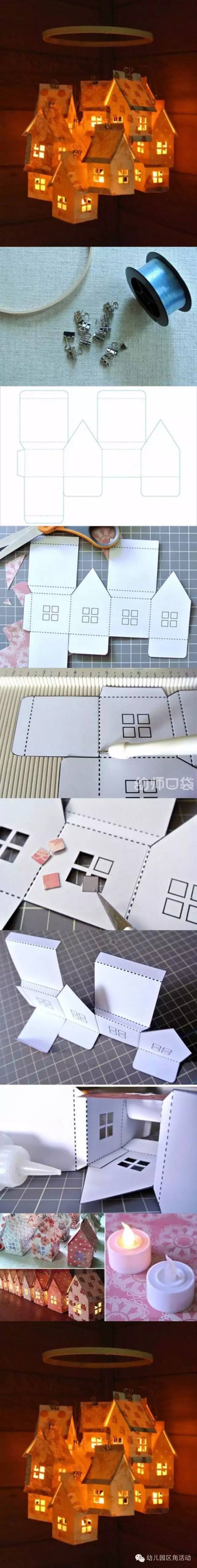 灯笼装饰幼儿园简单漂亮,幼儿园新年手工吊饰环创走廊灯笼