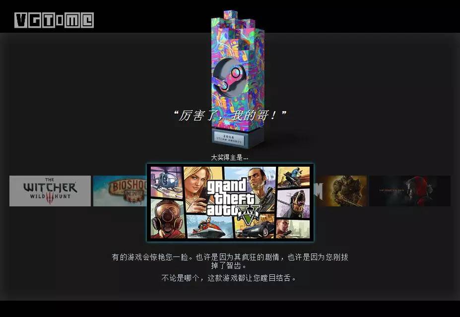 steam大奖获奖作品2021,历年steam大奖获奖作品