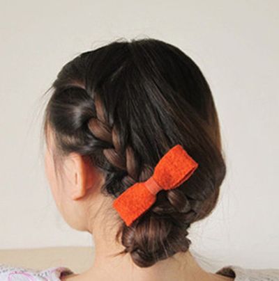 简单好看的韩式编发教程,韩式编发盘发图片