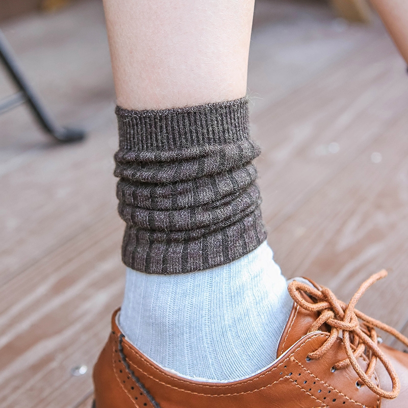 英伦风中跟马丁靴短靴,英伦学院风坡跟短靴