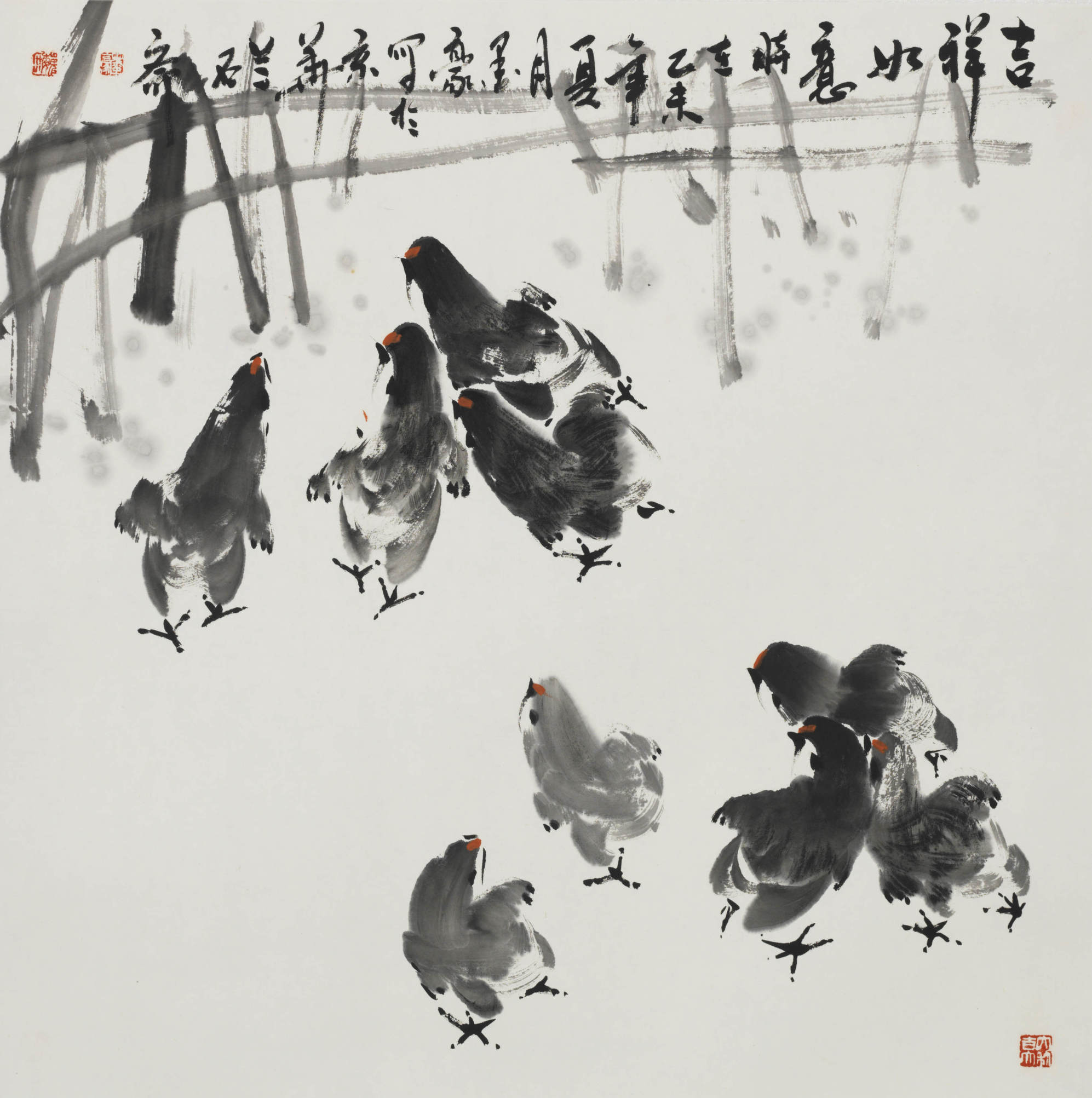 墨豪画鸡最好的画法,墨豪画鸡最新视频