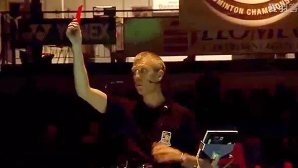 羽毛球的红黄牌,羽毛球黑贴