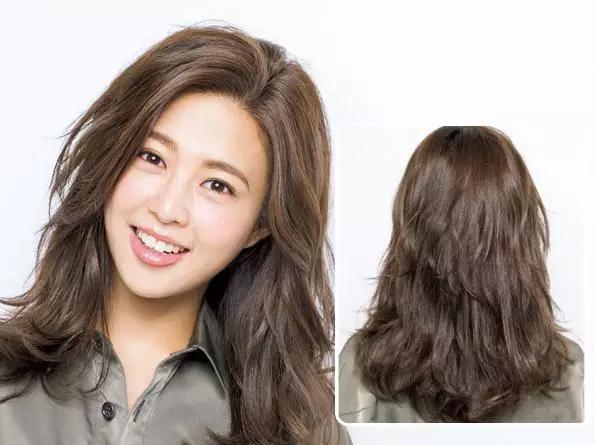 散头发自然好看的卷,头发懒人卷