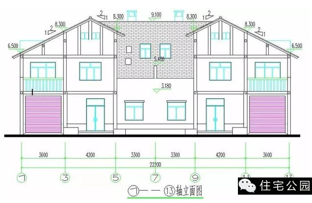 11X15米农家别墅，带前庭后院、也有猪圈和鸡舍