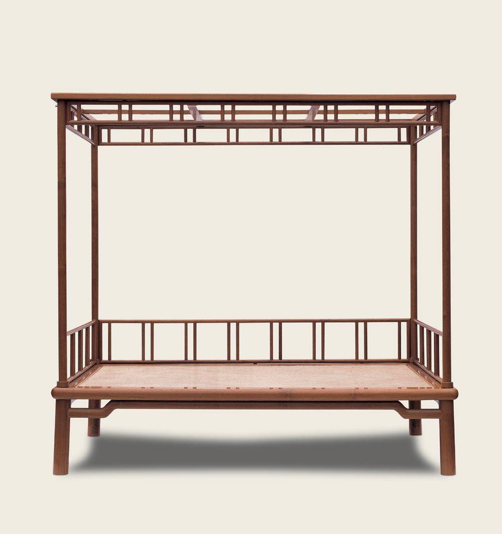 青岛实木定制床,珠海定制简约实木床