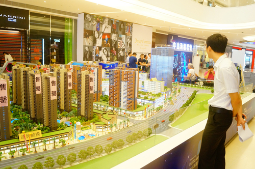 实拍深圳楼盘,实拍房地产销售中心