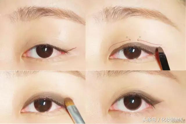 眼妆怎么画显大又干净内双眼皮,内双单眼皮眼妆怎么画自然又好看