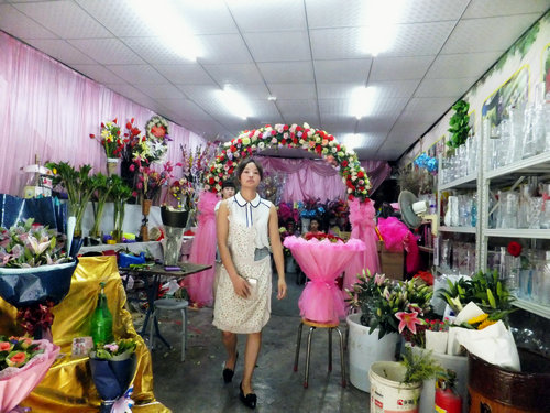 深圳最美花店,深圳年轻漂亮女孩