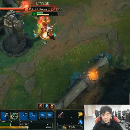 faker打四个skt队员全局,sktt1faker盲僧