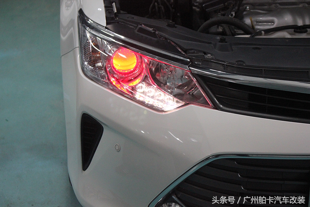 凯美瑞海拉透镜,16款凯美瑞改装黑武士