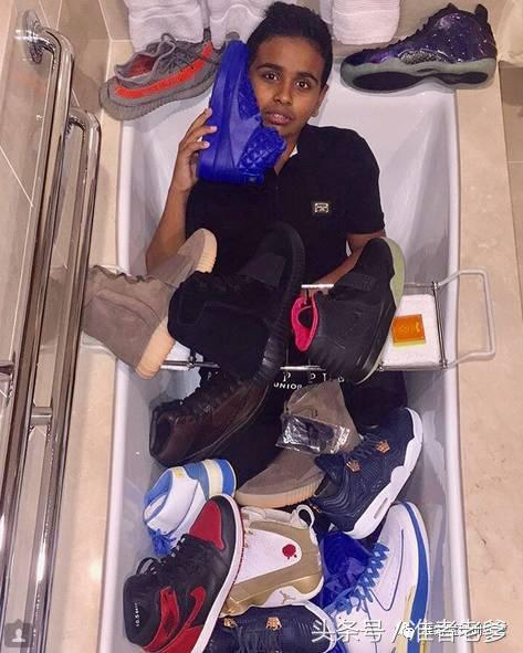 14岁迪拜男孩花200万买球鞋，叔叔阿姨你们穷爆了！